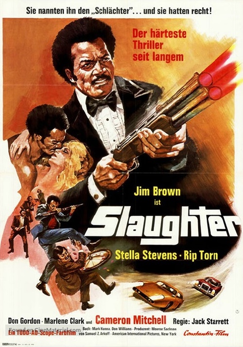 Slaughter - German Movie Poster