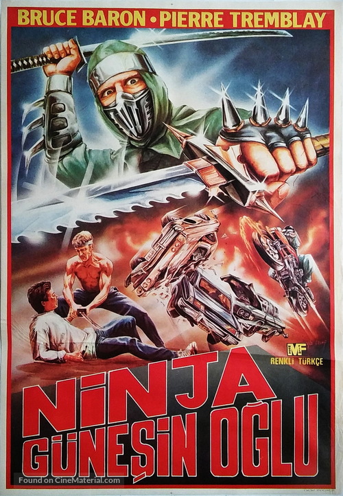 Challenge of the Ninja - Turkish Movie Poster