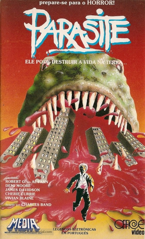 Parasite - Brazilian VHS movie cover
