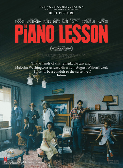 The Piano Lesson - For your consideration movie poster