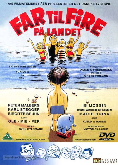 Far til fire p&aring; landet - Danish DVD movie cover