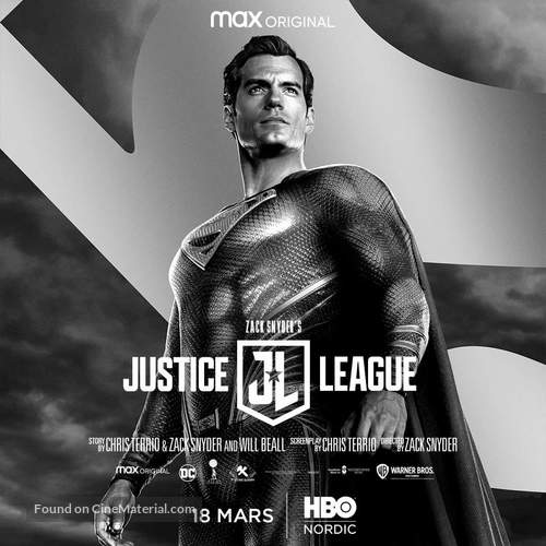 Zack Snyder&#039;s Justice League - Swedish Movie Poster
