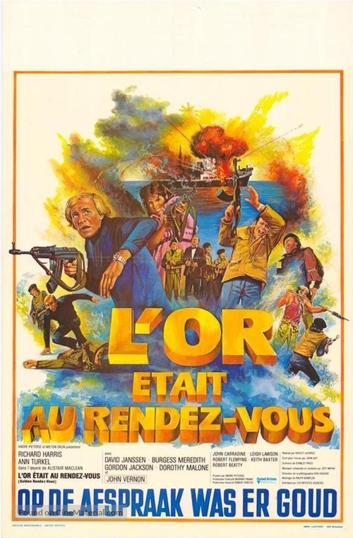 Golden Rendezvous - Belgian Movie Poster