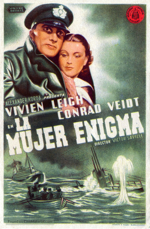 Dark Journey - Spanish Movie Poster