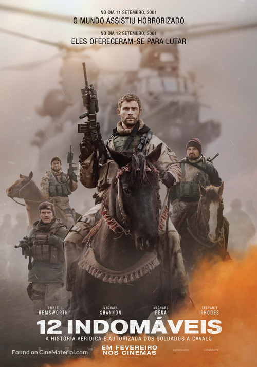 12 Strong - Portuguese Movie Poster