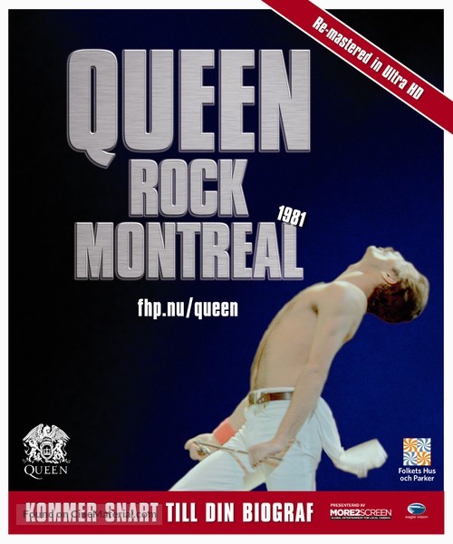 Queen Rock Montreal &amp; Live Aid - Swedish Movie Poster