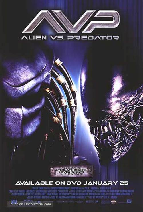 Avp Alien Vs Predator 2004 Movie Poster