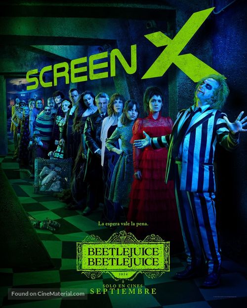 Beetlejuice Beetlejuice - Mexican Movie Poster