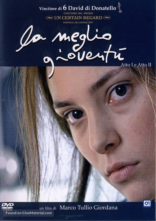 La meglio giovent&ugrave; - Italian DVD movie cover