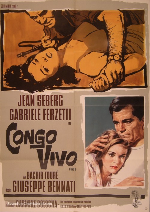 Congo vivo - German Movie Poster