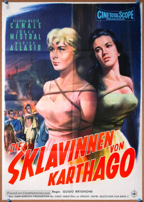 Schiave di Cartagine, Le - Austrian Movie Poster