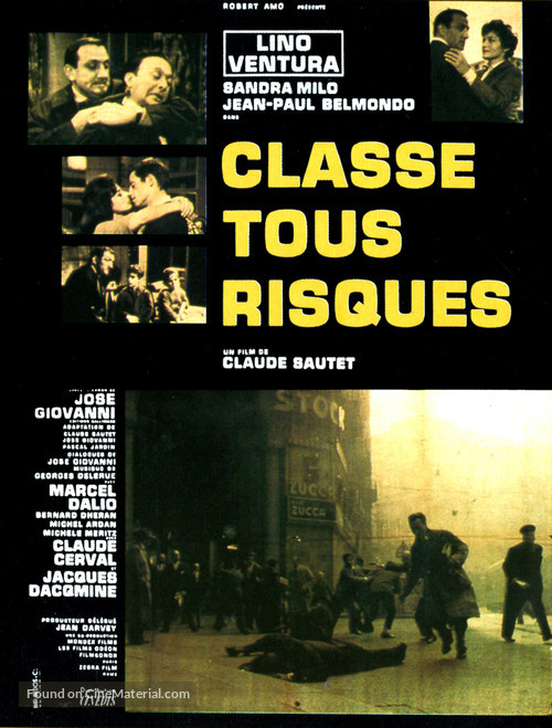 Classe tous risques - French Movie Poster