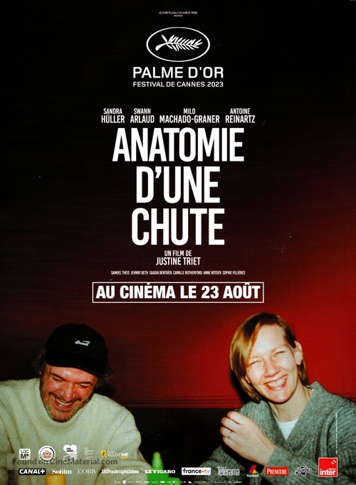 Anatomie d&#039;une chute - French Movie Poster