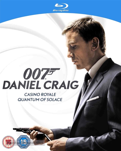 Quantum of Solace - British Blu-Ray movie cover