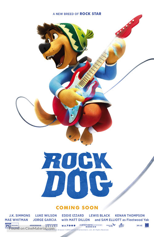 Rock Dog - Advance movie poster