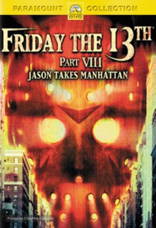 Friday the 13th Part VIII: Jason Takes Manhattan - DVD movie cover