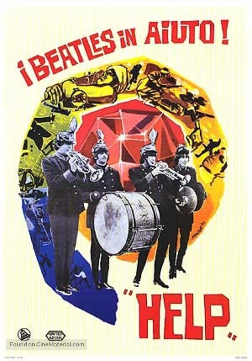 Help! - Italian Movie Poster