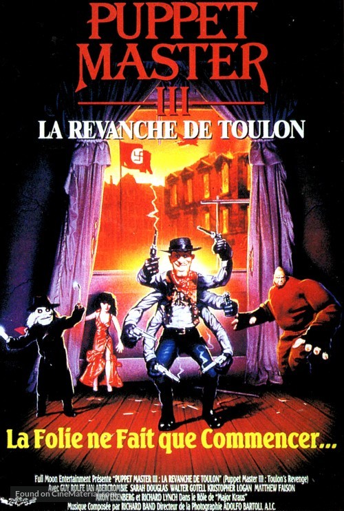 Puppet Master III: Toulon&#039;s Revenge - French Movie Poster