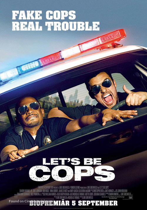 Let&#039;s Be Cops - Swedish Movie Poster