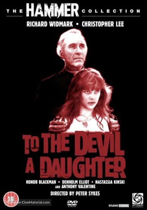 To the Devil a Daughter - British DVD movie cover