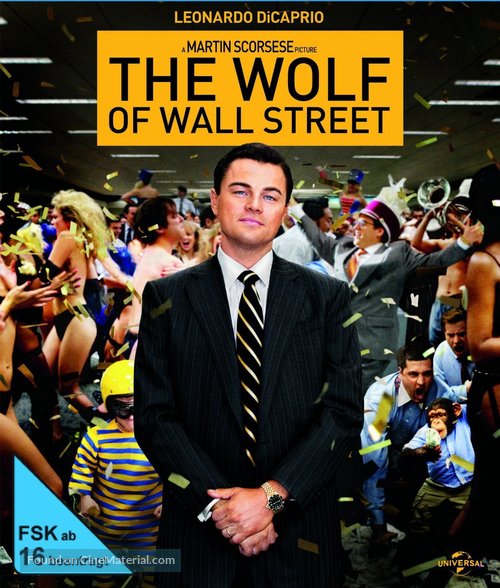 The Wolf of Wall Street - German Blu-Ray movie cover