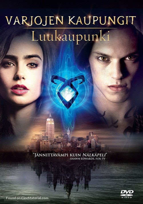 The Mortal Instruments: City of Bones - Finnish DVD movie cover