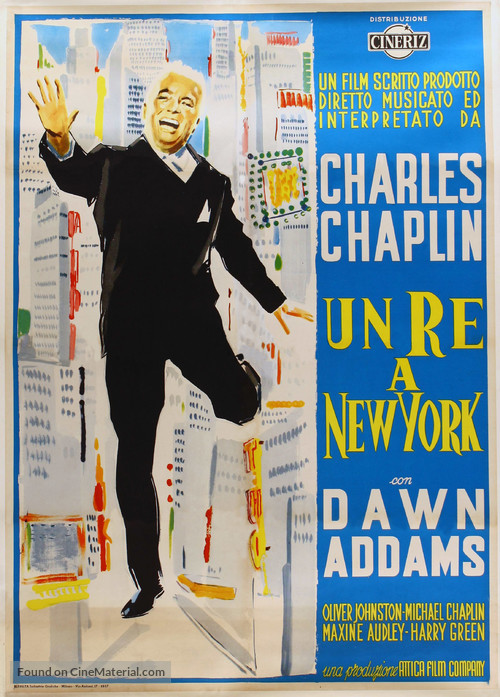 A King in New York - Italian Movie Poster