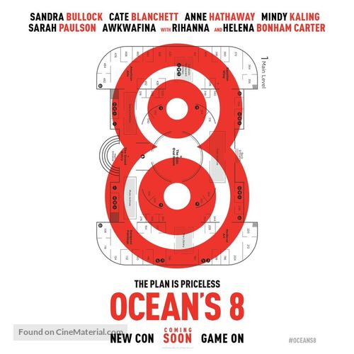 Ocean&#039;s 8 - Movie Poster