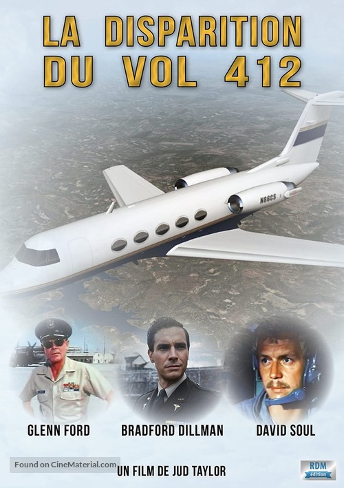 The Disappearance of Flight 412 - French DVD movie cover