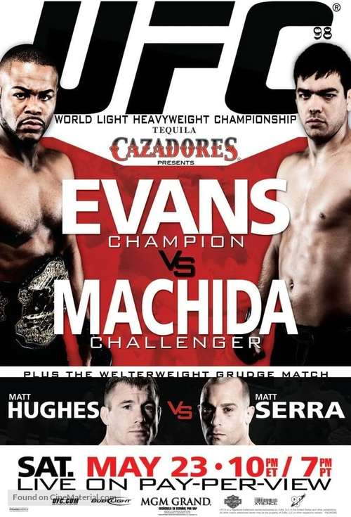 UFC 98: Evans vs. Machida - Movie Poster