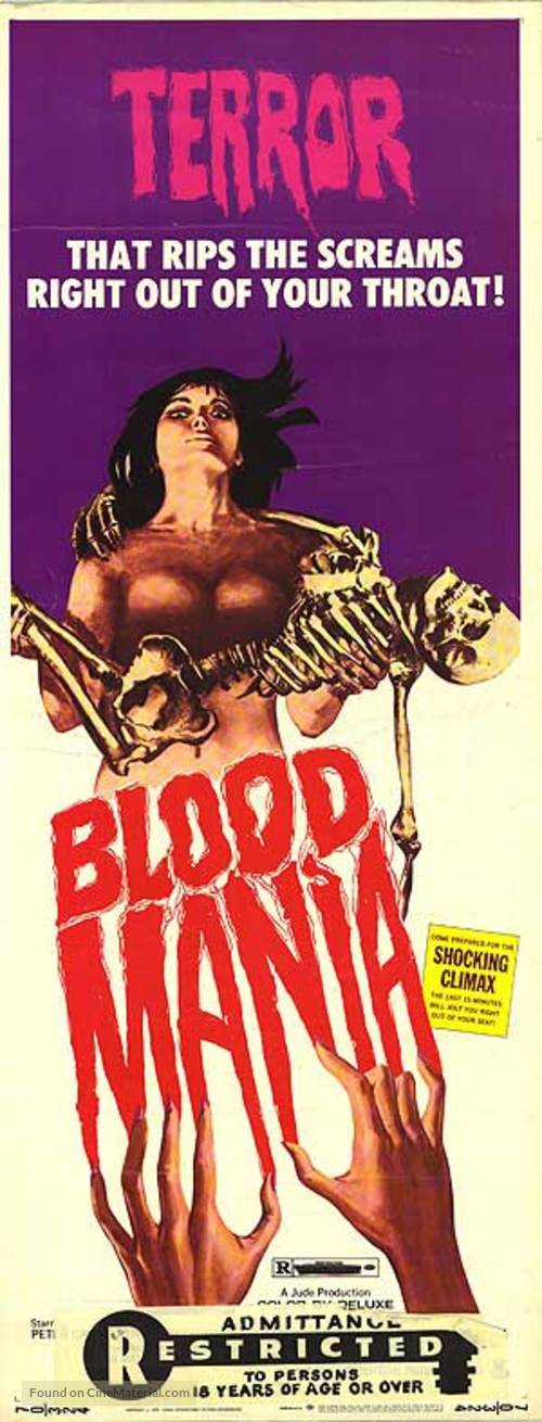Blood Mania - Movie Poster