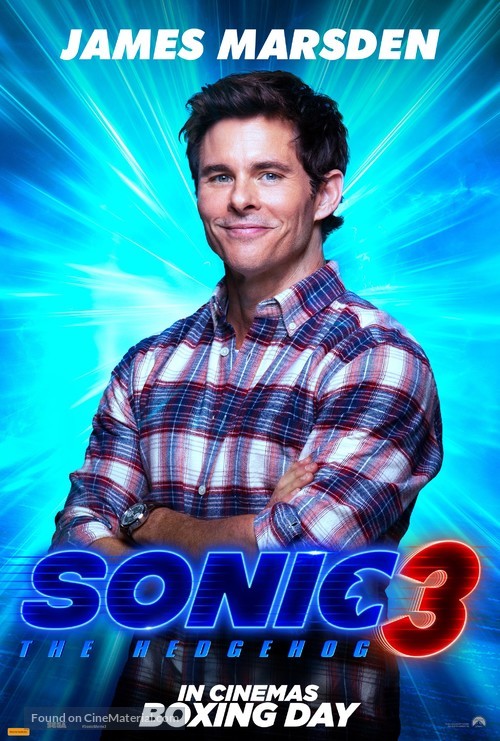 Sonic the Hedgehog 3 - Australian Movie Poster