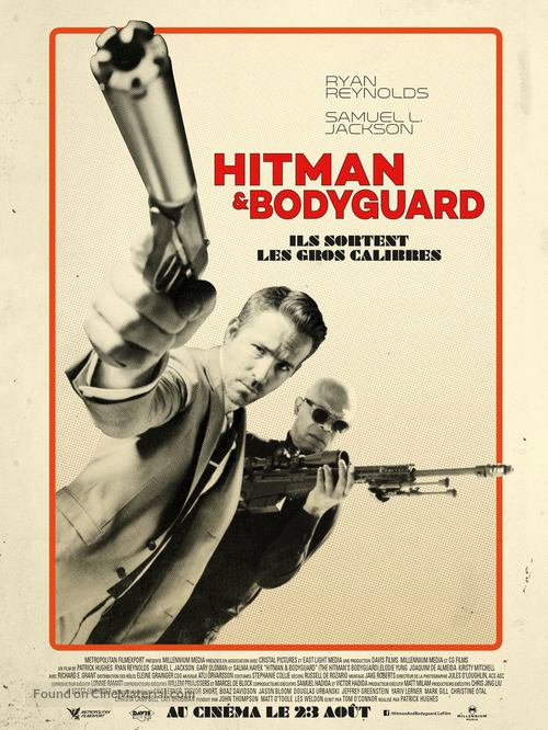 The Hitman&#039;s Bodyguard - French Movie Poster