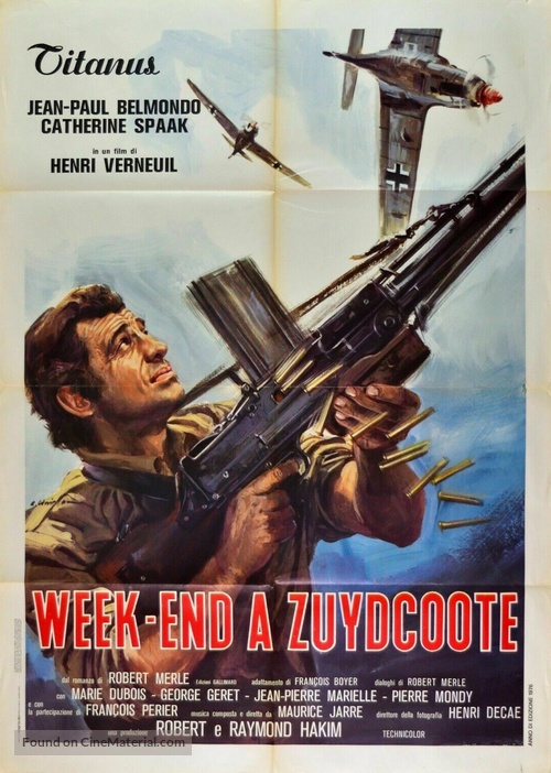 Week-end &agrave; Zuydcoote - Italian Movie Poster