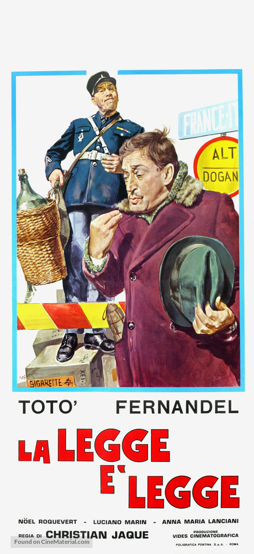 La legge &egrave; legge - Italian Movie Poster