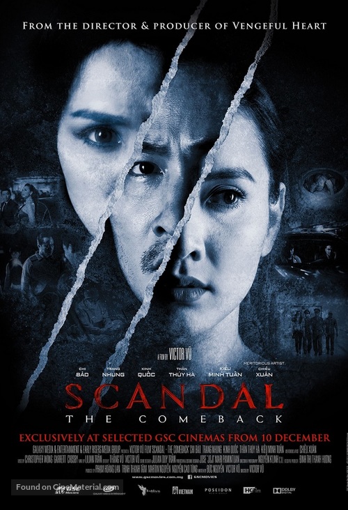 Scandal: Hao Quang Tro Lai - Malaysian Movie Poster