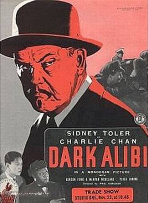 Dark Alibi - British Movie Poster