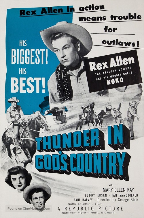 Thunder in God&#039;s Country - poster