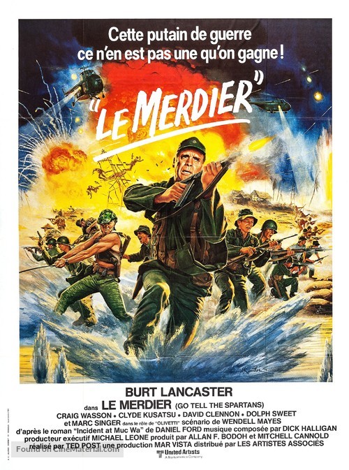 Go Tell the Spartans - French Movie Poster