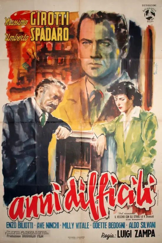 Anni difficili - Italian Movie Poster