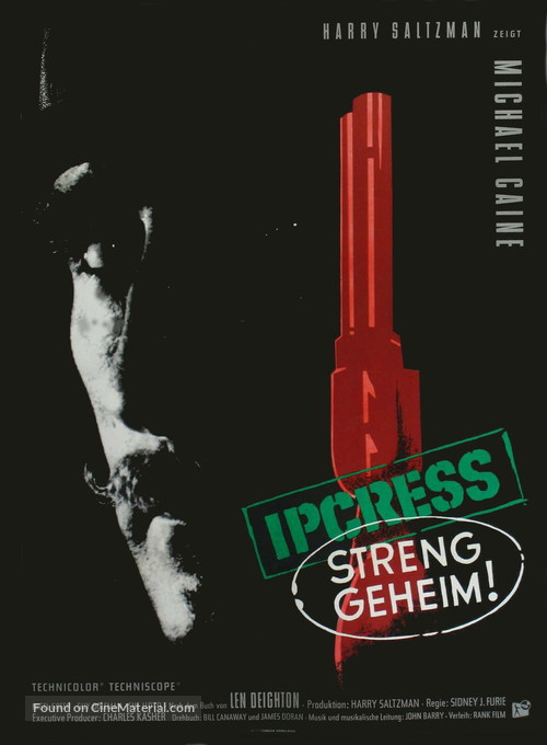 The Ipcress File - German Movie Poster