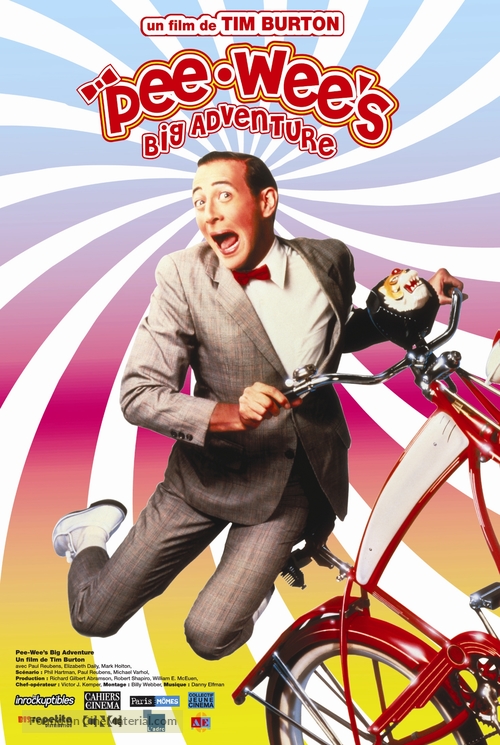 Pee-wee&#039;s Big Adventure - French Movie Poster