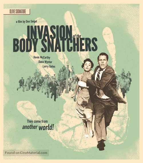 Invasion of the Body Snatchers - British Blu-Ray movie cover