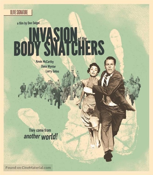 Invasion of the Body Snatchers - British Blu-Ray movie cover