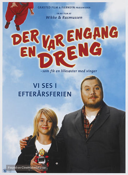 Der var engang en dreng - Danish Movie Poster