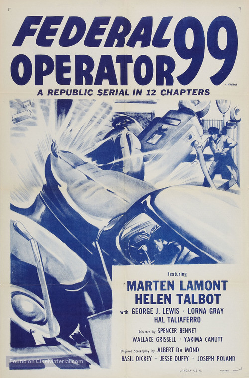 Federal Operator 99 - Re-release movie poster