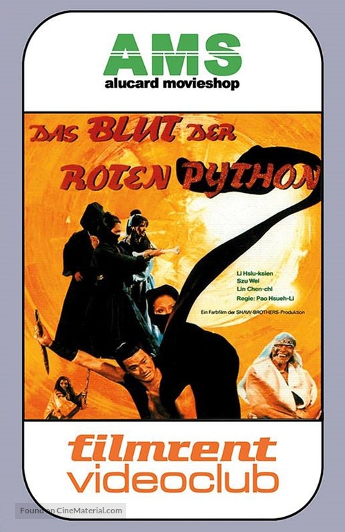 Tian long ba bu - German Blu-Ray movie cover