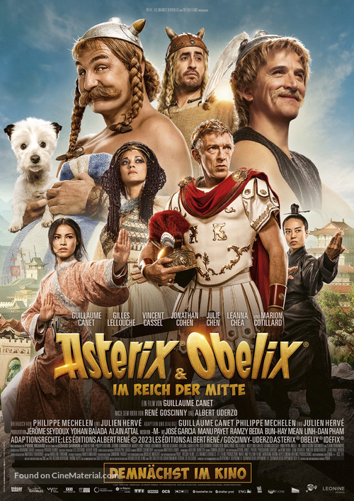 Ast&eacute;rix &amp; Ob&eacute;lix: L&#039;Empire du Milieu - German Movie Poster