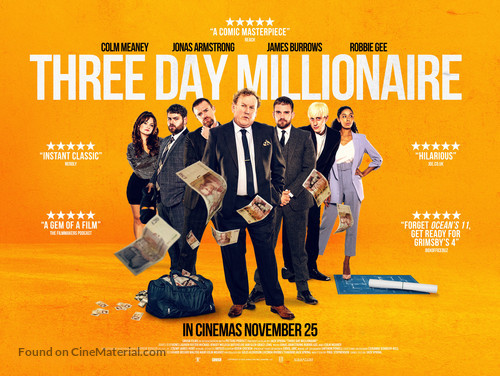 Three Day Millionaire - British Movie Poster