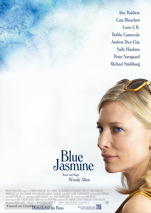 Blue Jasmine - German Movie Poster